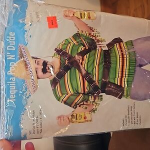 Tequila pop N Dude Halloween Costume - NEW